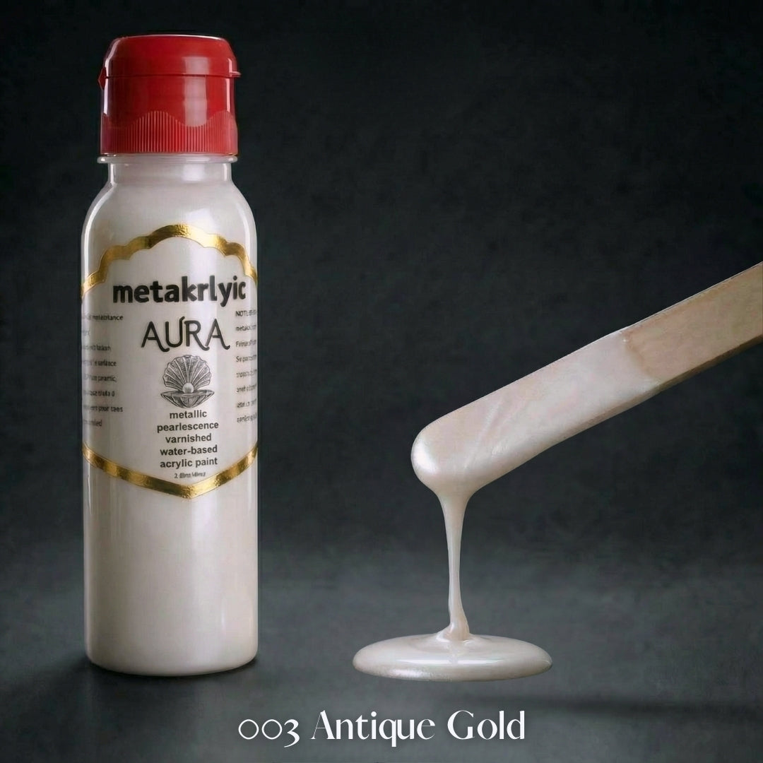 METAKRLYIC AURA – Soft Body Metallic Acrylic Paints 100ml