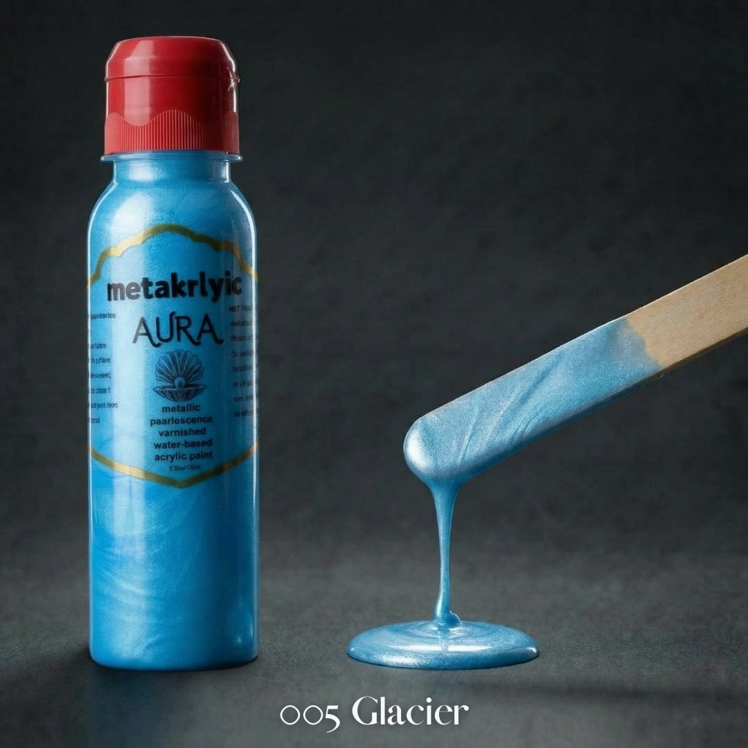 METAKRLYIC AURA – Soft Body Metallic Acrylic Paints 100ml