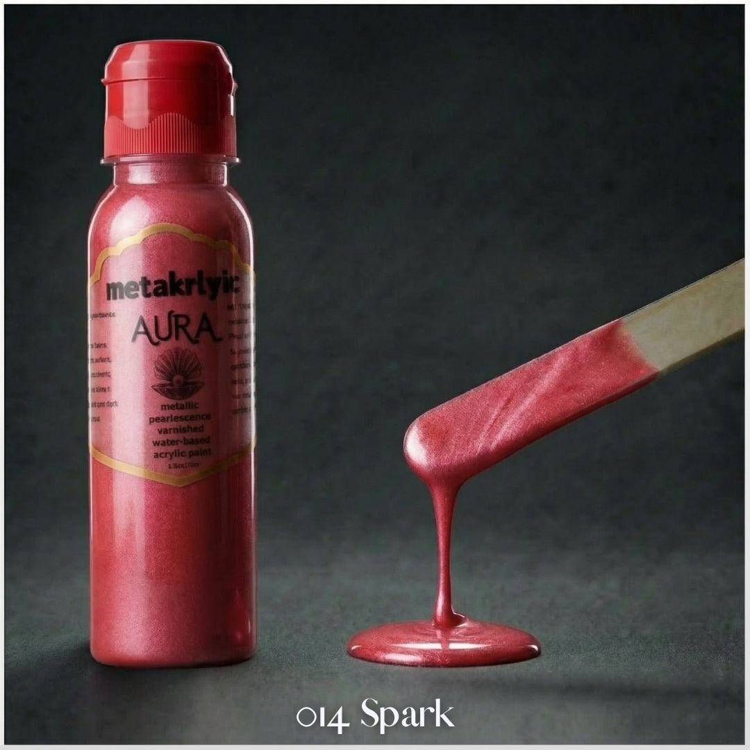 METAKRLYIC AURA – Soft Body Metallic Acrylic Paints 100ml