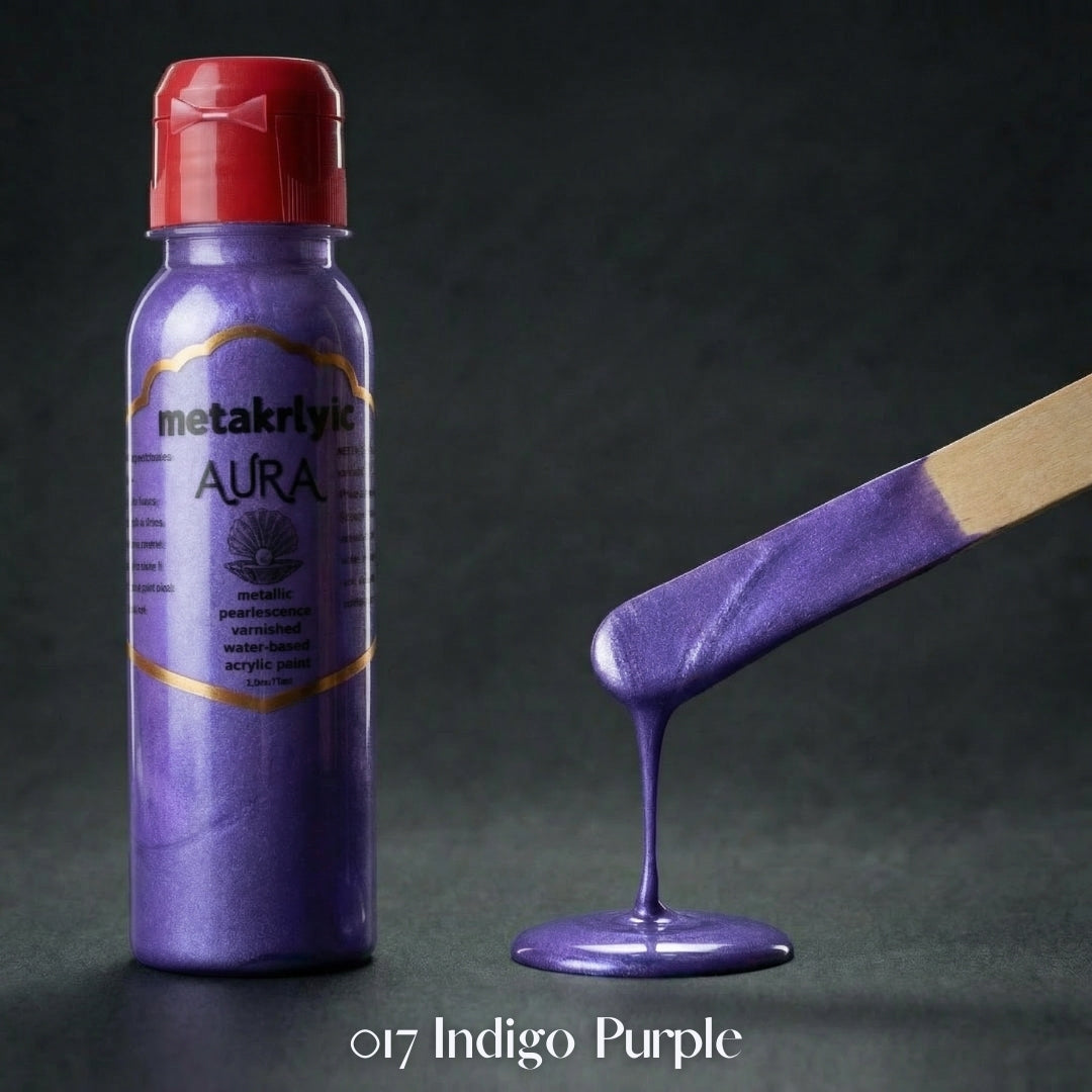 METAKRLYIC AURA – Soft Body Metallic Acrylic Paints 100ml