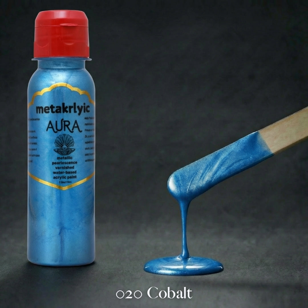 METAKRLYIC AURA – Soft Body Metallic Acrylic Paints 100ml