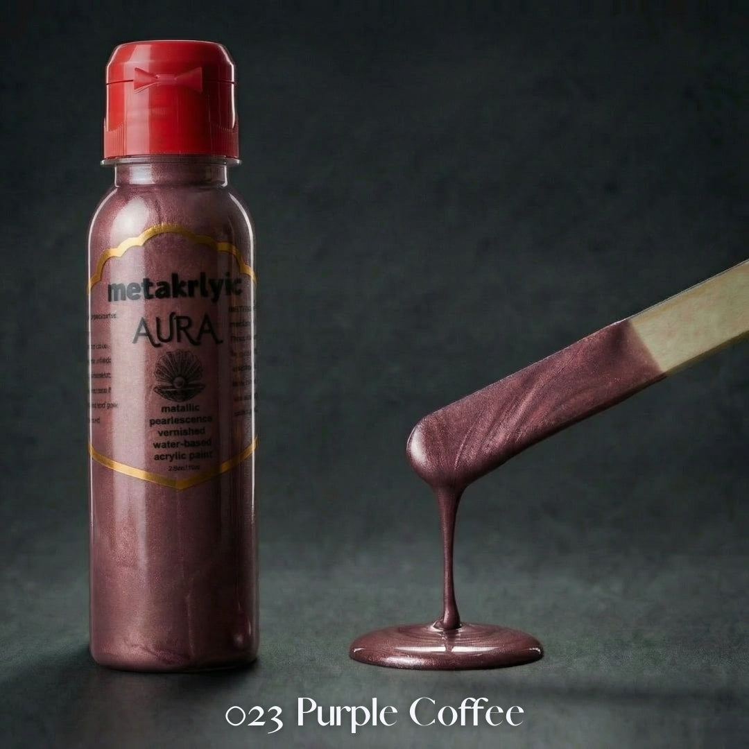 METAKRLYIC AURA – Soft Body Metallic Acrylic Paints 100ml